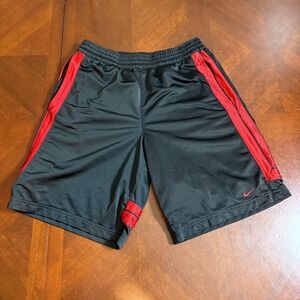 Nike Men's Black Red‎ Athletic Basketball Shorts Size M